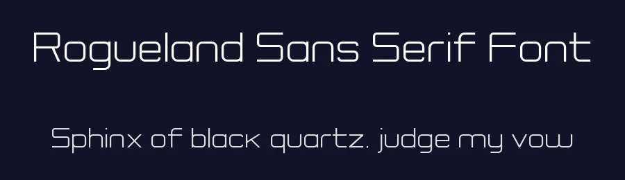 Rogueland Sans Serif Font by Namara Creative Studio — Sans Serif Font — thumbnail 2