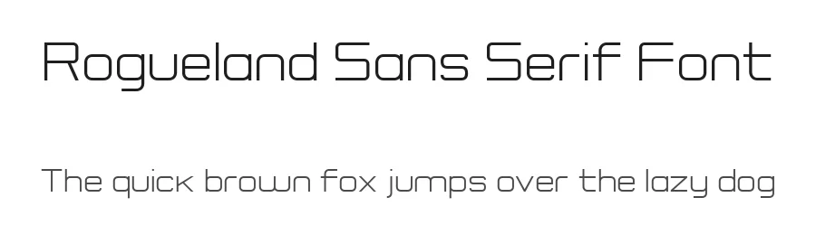 Rogueland Sans Serif Font by Namara Creative Studio — Sans Serif Font