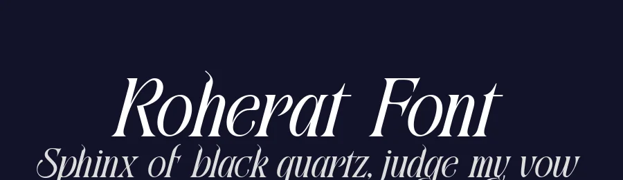 Roherat Font by alit design — Serif Font — thumbnail 2