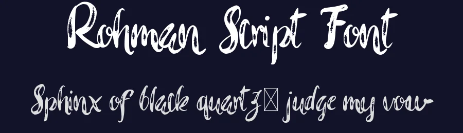 Rohman Script Font by edricstudio — Script Handwritten Font — thumbnail 2