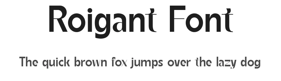 Roigant Font by Imoodev — Display Font