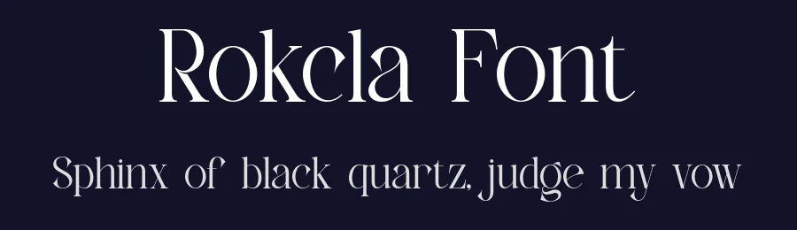 Rokcla Font by ErmediaStudio — Serif Font — thumbnail 2