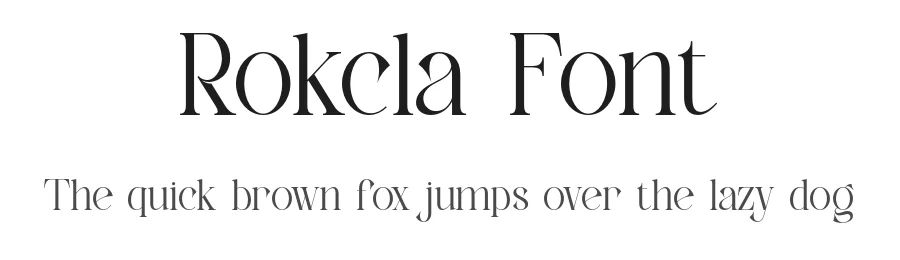 Rokcla Font by ErmediaStudio — Serif Font