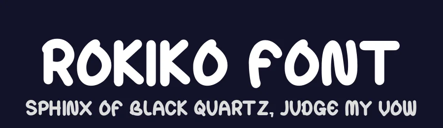 Rokiko Font by letterfiastudio — Display Font — thumbnail 2