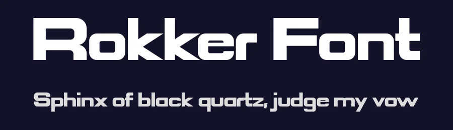 Rokker Font by Dreips — Sans Serif Font — thumbnail 2