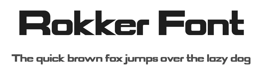 Rokker Font by Dreips β Sans Serif Font