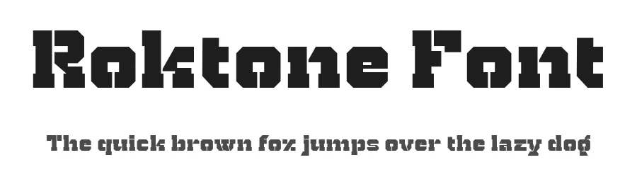 Roktone Font by Ardyanatypes — Display Font