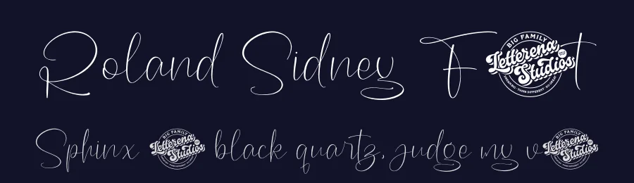 Roland Sidney Font by letterenastudios — Script Handwritten Font — thumbnail 2