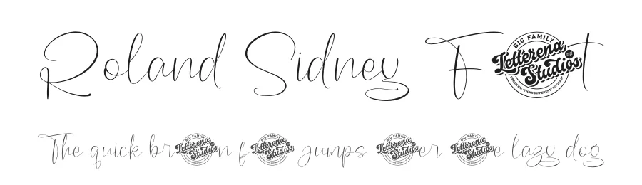 Roland Sidney Font by letterenastudios — Script Handwritten Font
