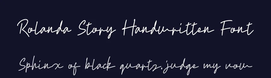 Rolanda Story Handwritten Font by letterenastudios — Script Handwritten Font — thumbnail 2