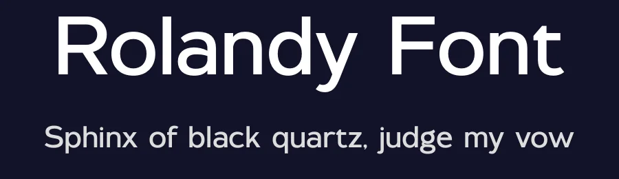 Rolandy Font by Typeformers — Sans Serif Font — thumbnail 2