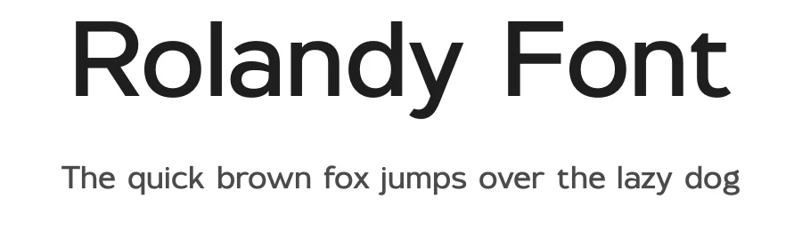 Rolandy Font by Typeformers β Sans Serif Font