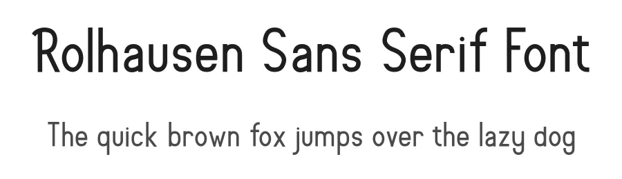 Rolhausen Sans Serif Font by Patria Ari Typestudio — Sans Serif Font