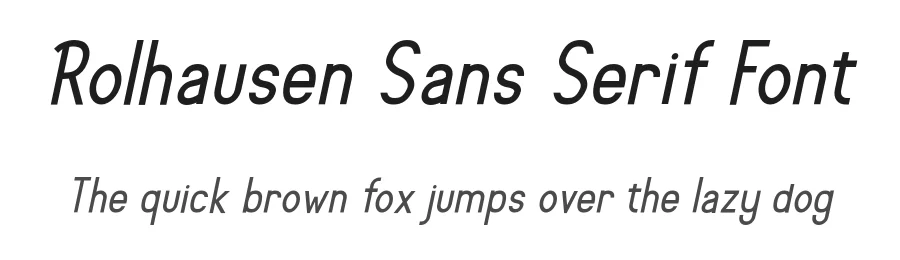 Rolhausen Sans Serif Font by Patria Ari Typestudio — Sans Serif Font