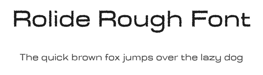 Rolide Rough Font by craftsupplyco — Sans Serif Font