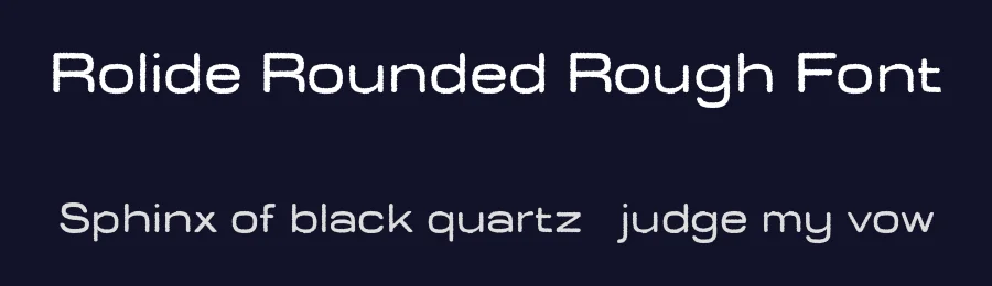 Rolide Rounded Rough Font by craftsupplyco — Sans Serif Font — thumbnail 2