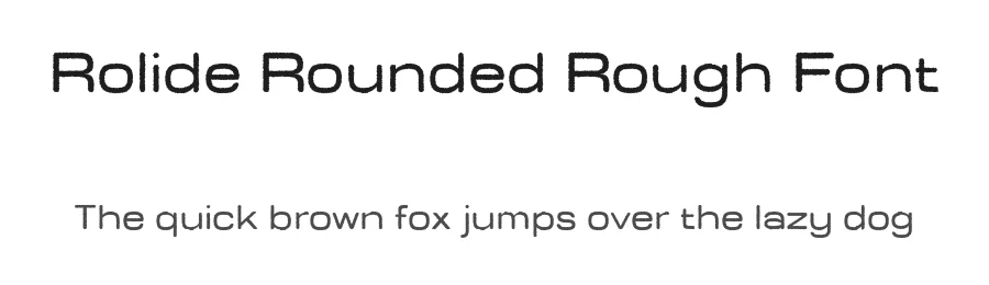 Rolide Rounded Rough Font by craftsupplyco — Sans Serif Font