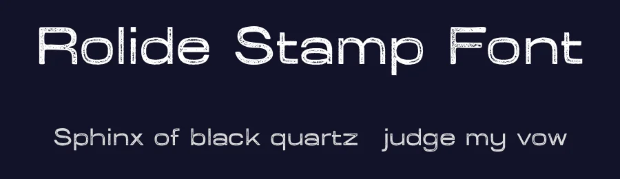 Rolide Stamp Font by craftsupplyco — Sans Serif Font — thumbnail 2