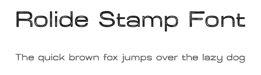 Rolide Stamp Font by craftsupplyco — Sans Serif Font