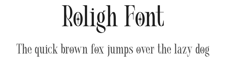 Roligh Font by MaikoHatta — Serif Font