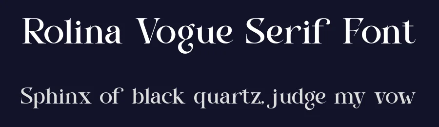 Rolina Vogue Serif Font by ErmediaStudio — Serif Font — thumbnail 2