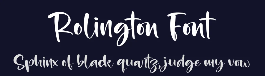 Rolington Font by letterfabric — Script Handwritten Font — thumbnail 2