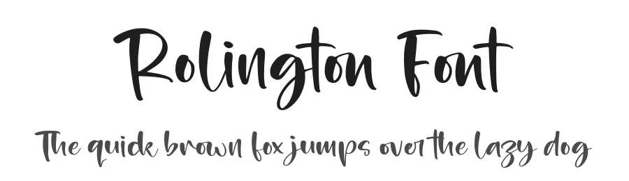 Rolington Font by letterfabric — Script Handwritten Font