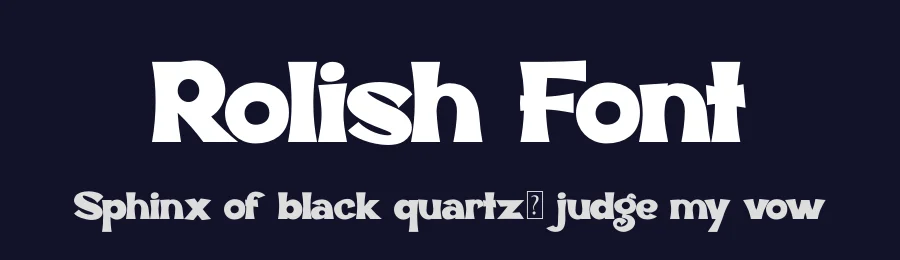 Rolish Font by RTSTD — Display Font — thumbnail 2