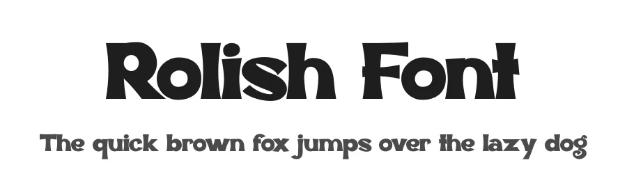Rolish Font by RTSTD — Display Font