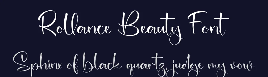 Rollance Beauty Font by perspectype — Script Handwritten Font — thumbnail 2