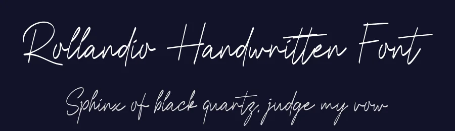 Rollandio Handwritten Font by Funtype — Serif Font — thumbnail 2