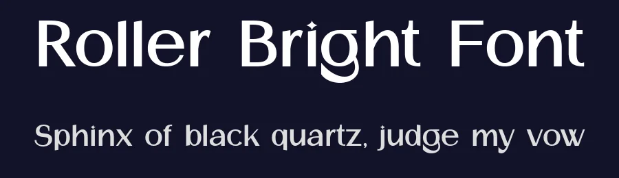 Roller Bright Font by hyperactype — Serif Font — thumbnail 2