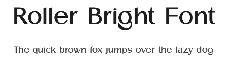 Roller Bright Font by hyperactype — Serif Font