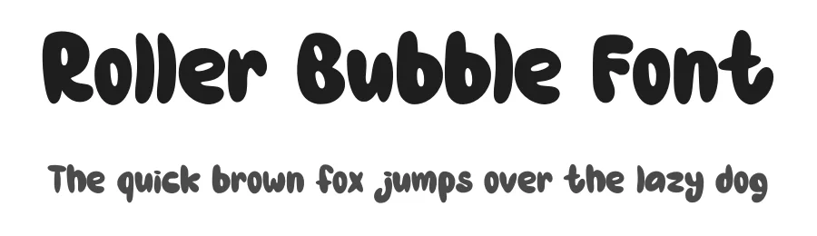 Roller Bubble Font by Nadiratype — Display Font