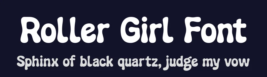 Roller Girl Font by Surplus Type Co — Display Font — thumbnail 2