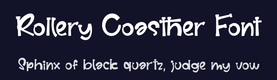Rollery Coasther Font by letterfabric — Display Font — thumbnail 2