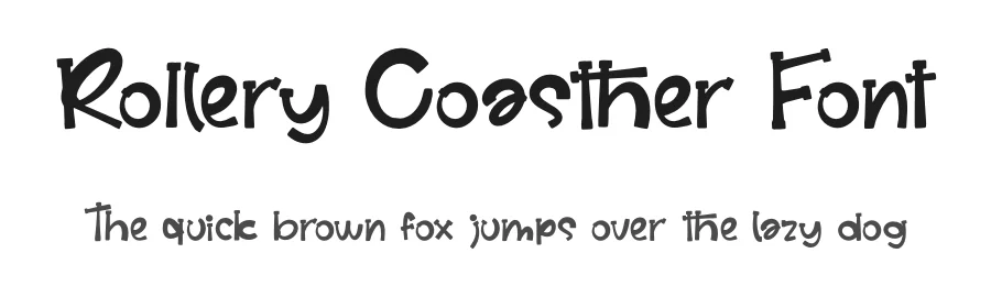 Rollery Coasther Font by letterfabric — Display Font