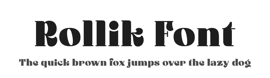 Rollik Font by alit design — Serif Font