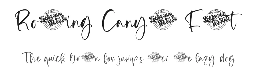 Rolling Canyon Font by letterenastudios — Script Handwritten Font