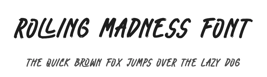 Rolling Madness Font by glorytype — Script Handwritten Font