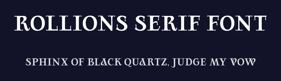 Rollions Serif Font by zarmatype — Display Font — thumbnail 2