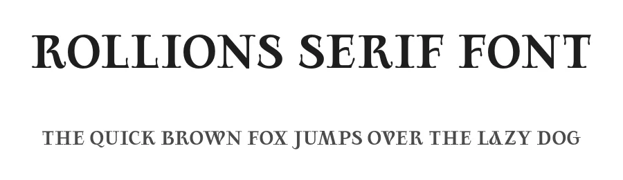 Rollions Serif Font by zarmatype — Display Font