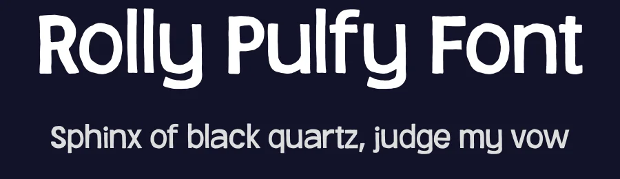 Rolly Pulfy Font by Namara Creative Studio — Display Font — thumbnail 2