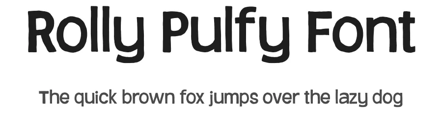 Rolly Pulfy Font by Namara Creative Studio β Display Font