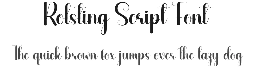 Rolsting Script Font by andikastudio — Script Handwritten Font