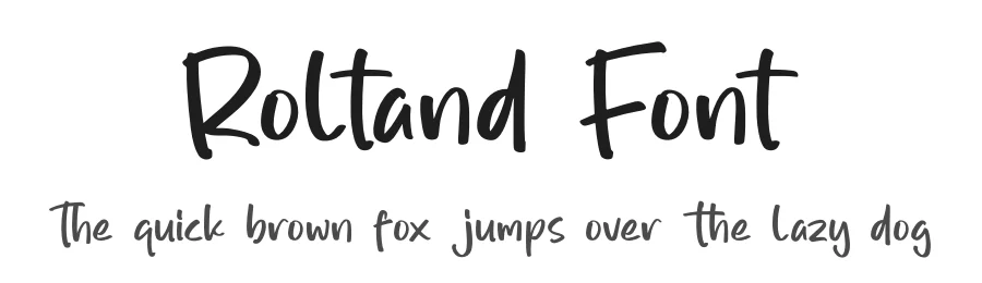 Roltand Font by glorytype — Script Handwritten Font