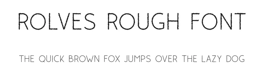 Rolves Rough Font by craftsupplyco — Sans Serif Font