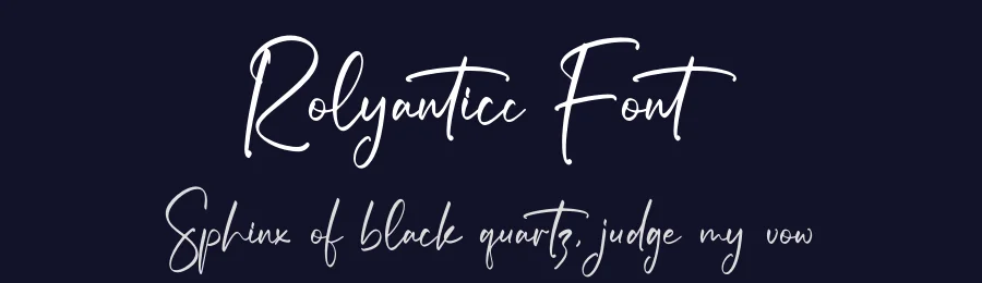 Rolyanticc Font by letterfabric — Script Handwritten Font — thumbnail 2