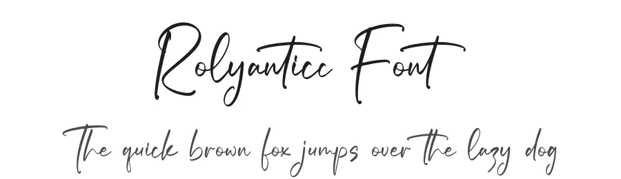 Rolyanticc Font by letterfabric — Script Handwritten Font