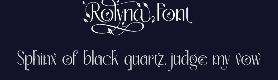 Rolyna Font by burntilldead — Sans Serif Font — thumbnail 2